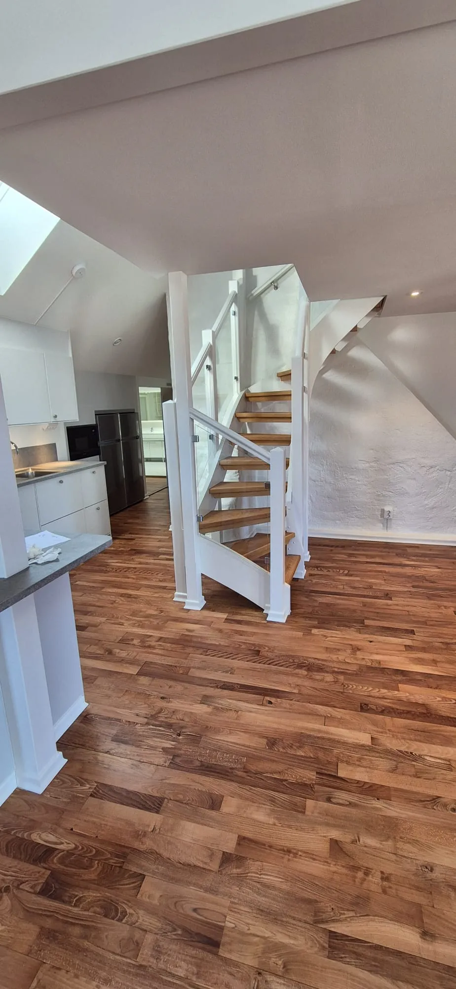 Spiraltrappa i penthouse